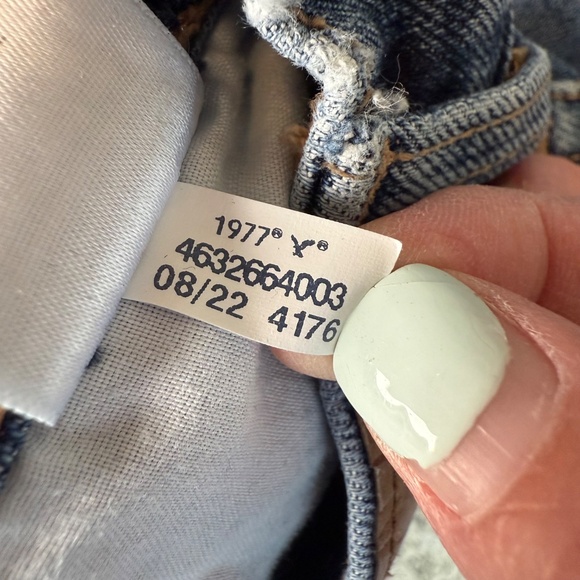 American Eagle Low-Rise Baggy Jeans Womens 2 Regular Denim Pants Boho Festival - Picture 6 of 9